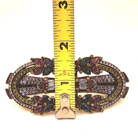 HEIDI DAUS Premier Deco HAIR CLIP Hinged Snap Clip BARRETTE Rare *see condition - Picture 4 of 10